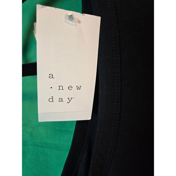 A New Day Black Sleeveless Tank Midi Dress Size S Pockets Casual Everyday - Picture 6 of 7